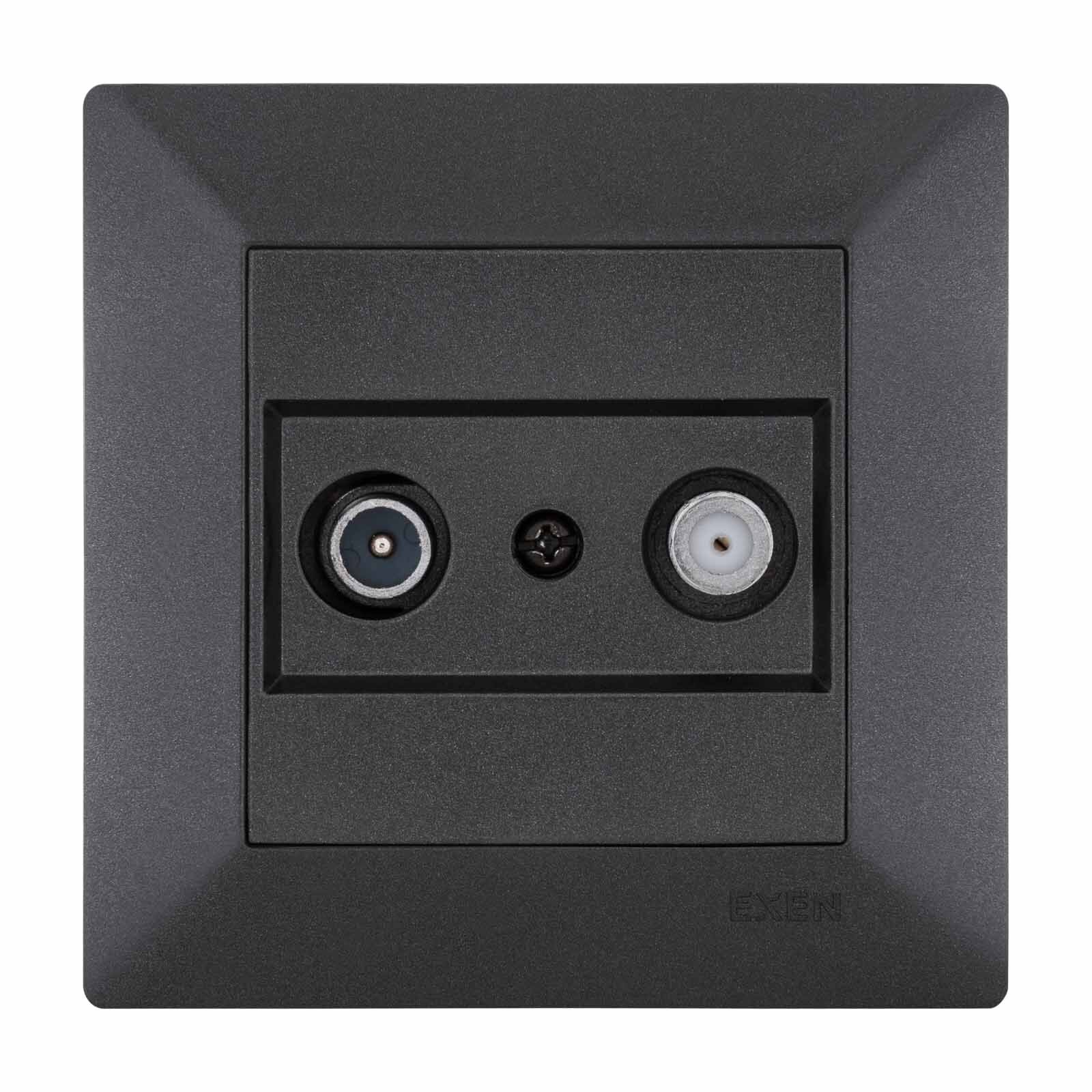 Exen Odak Antrasit Tv-Sat Prizi Sonlu  Komple Takim