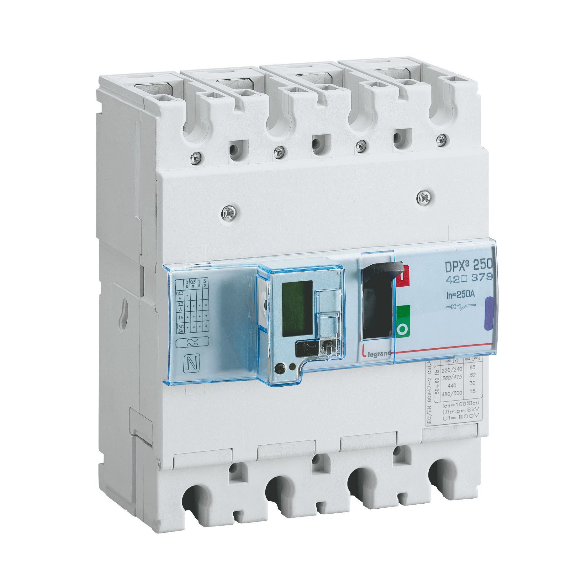 Legrand  DPX³250 ELE 4P 250A 50kA LEG-420379