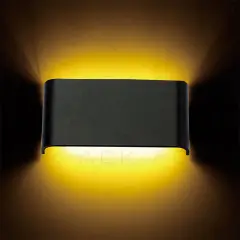 ACK Avva 6W Sıyah 3000K Led Duvar Armatürü AH07-03201