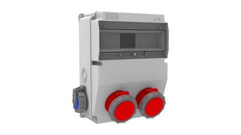 Bemis  5/16A. 380V. 2 Ad. Ön - 1/16A. 220V. 2 Ad.  Yan IP66 BD6-6214-2020