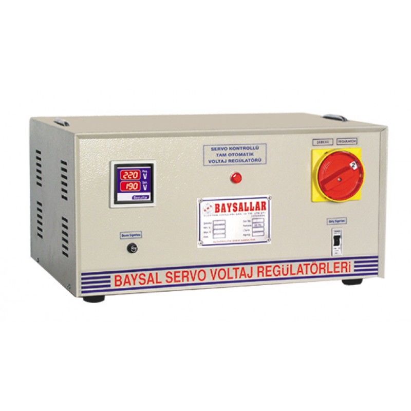 Baysallar Regülatör Bakır Sargılı Monofaze 5Kva BMS05120K