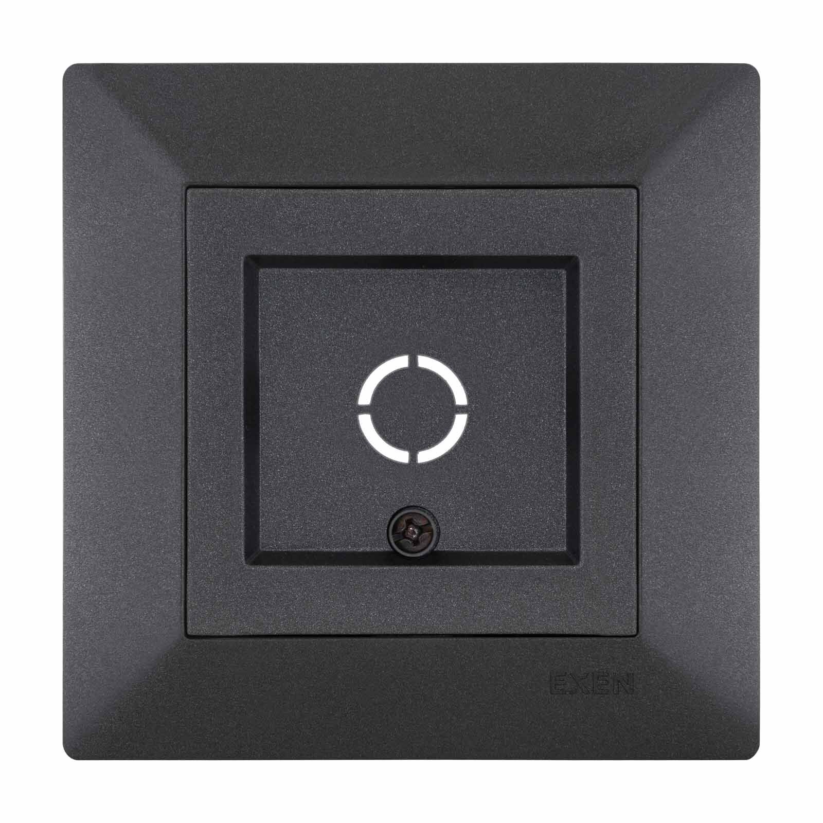 Exen Odak Antrasit Tv-Kablo Çikisi Komple Takim