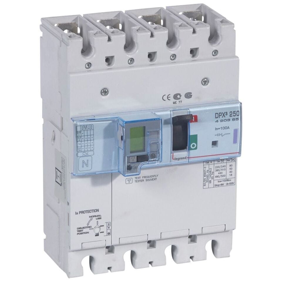 Legrand  DPX³250 ELE&KAK 4P 100A 50kA LEG-420385