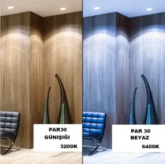 Cata 12w Led Ampul Par30 Beyaz Işık CT-4246