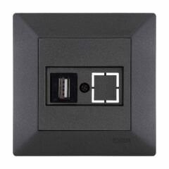 Exen Odak Antrasit Usb Prizi Jakli (Sarj Edemez) Komple Takim