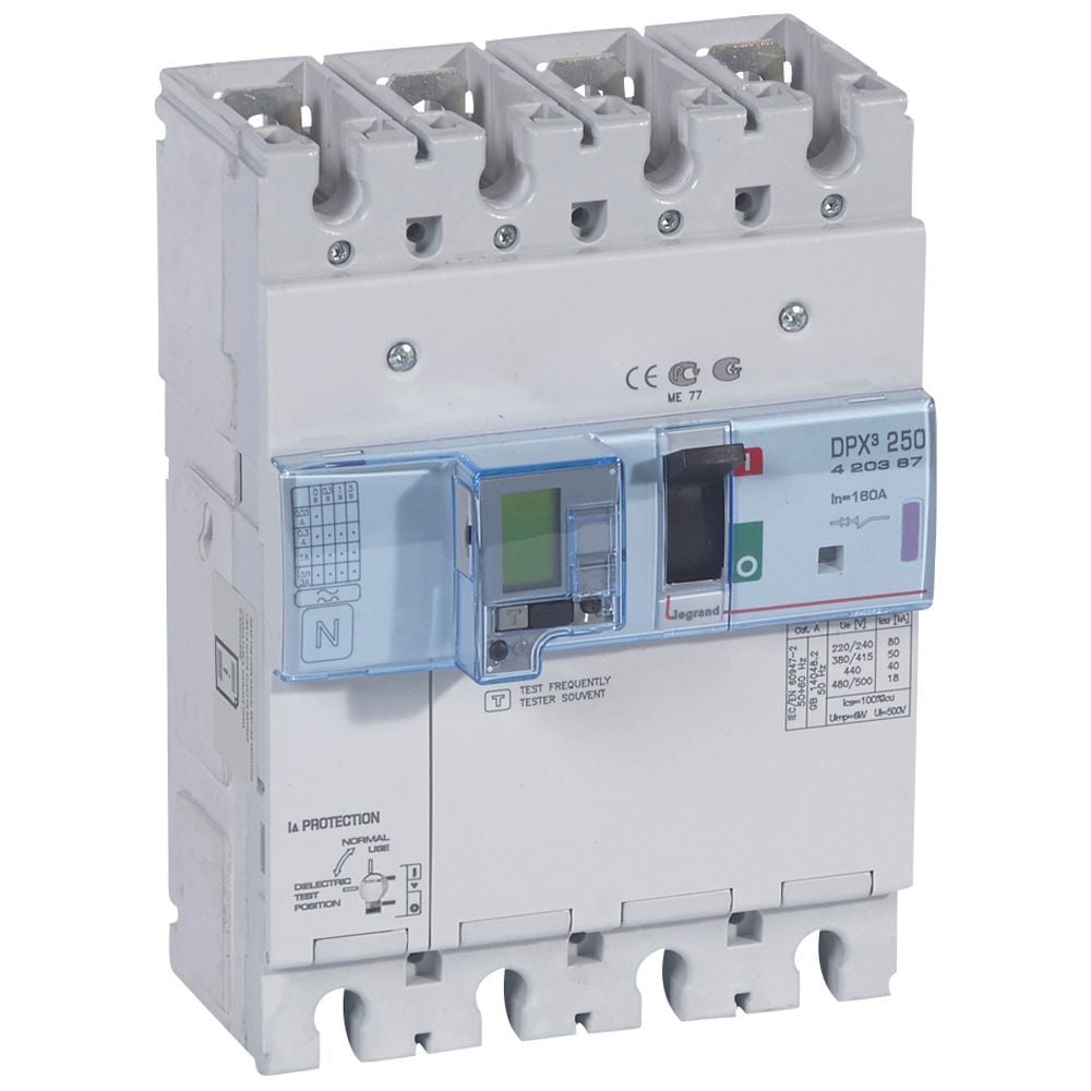 Legrand  DPX³250 ELE&KAK 4P 160A 50kA LEG-420387