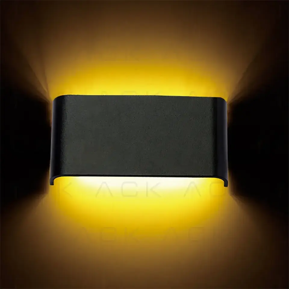 ACK Avva 6W Sıyah 4000K Led Duvar Armatürü AH07-03211