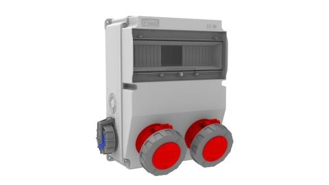 Bemis  4/32A. 380V. 2 Ad. Ön - 1/16A. 220V. 2 Ad.  Yan IP66 BD6-6224-2020