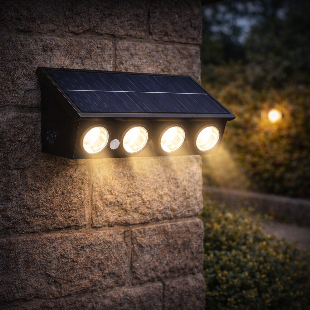 Cata Ct-8010-20 Watt Kos Solar Led Aplik Dış Mekan Günisigi