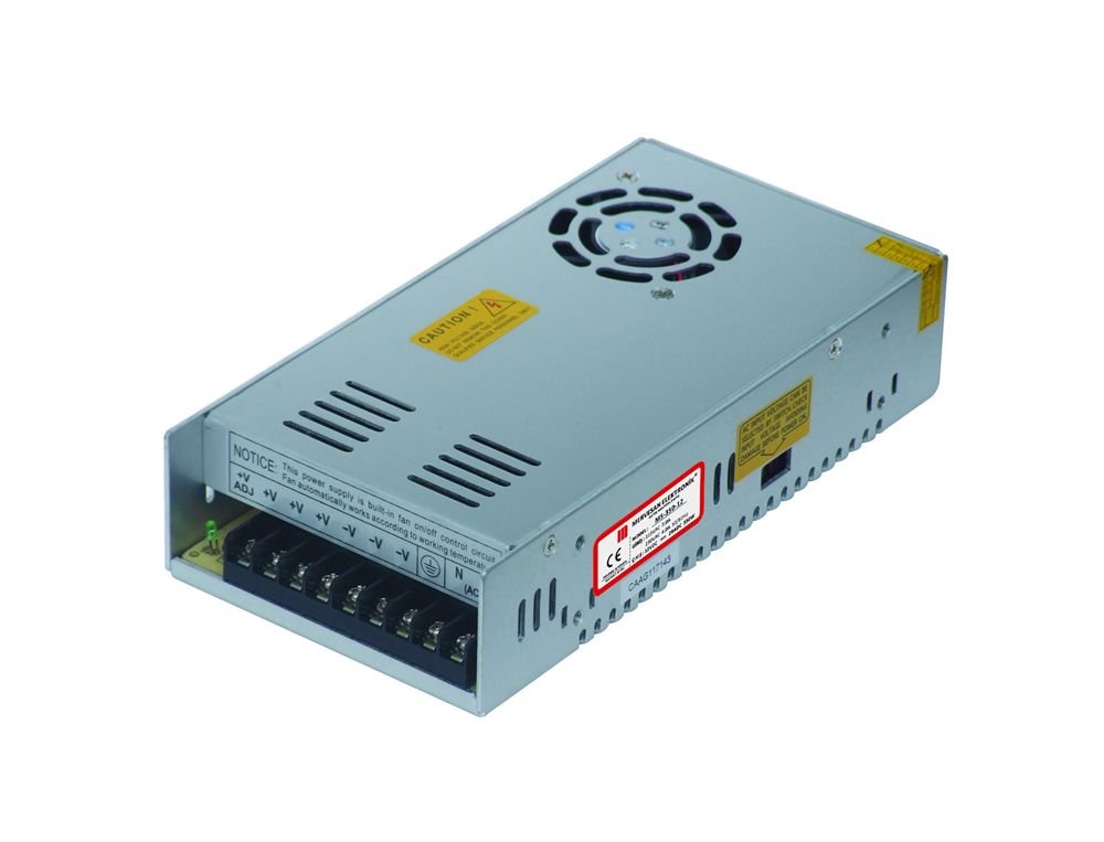 Mervesan Metal Kasalı İç Mekan Ac/Dc (SMPS) Adaptörler 48 Volt 7.3 Amper 350 Watt