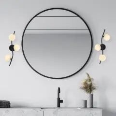Aydinlatmadunyam Aplik Black Domino-7146