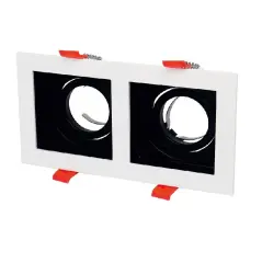 Cata CT-5227 Pars İkili Beyaz Siyah Spot Kasası