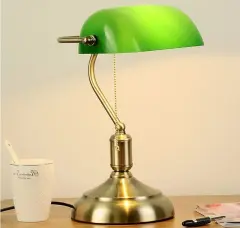 Cata CT-8510 Yeşil Banker Masa Lambası E14 Duylu