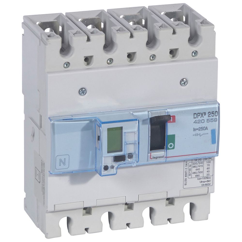 Legrand  DPX³250 ELE&SG 4P 250A 50kA LEG-420559