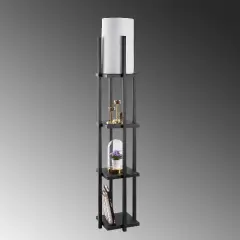 Aydinlatmadunyam Lambader Black Shelflamp-7111