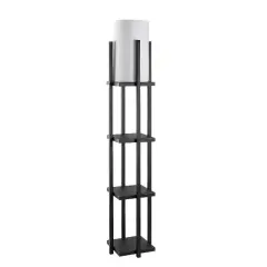 Aydinlatmadunyam Lambader Black Shelflamp-7111
