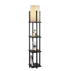 Aydinlatmadunyam Lambader Black Shelflamp-7111