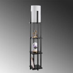 Aydinlatmadunyam Lambader Black Shelflamp-7111