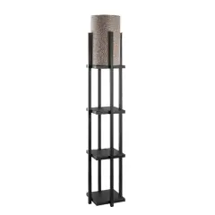 Aydinlatmadunyam Lambader Black Shelflamp-7112