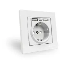 Mutlusan Usb+Type-C Fiş Adaptör 2,4A - 001 888 100003 00 00