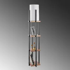 Aydinlatmadunyam Lambader BlackCopper Shelflamp-7113