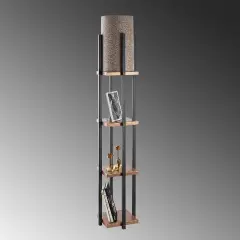 Aydinlatmadunyam Lambader BlackCopper Shelflamp-7114