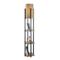 Aydinlatmadunyam Lambader BlackCopper Shelflamp-7114