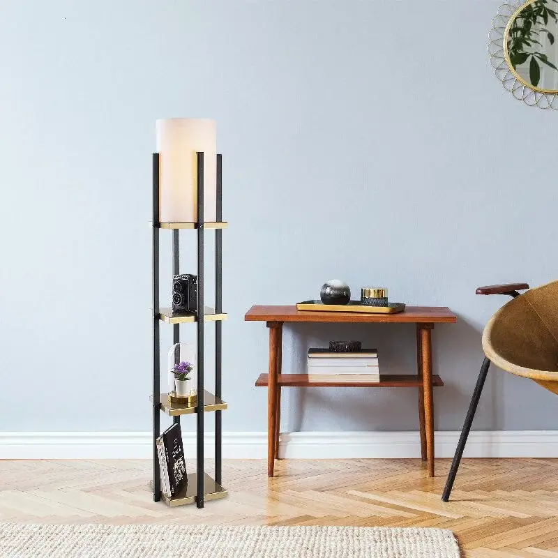 Aydinlatmadunyam Lambader BlackGold Shelflamp-7115