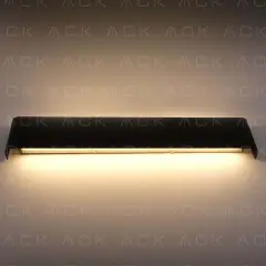 ACK Avva 24W Siyah 3000K Led Duvar Armatürü AH07-03701
