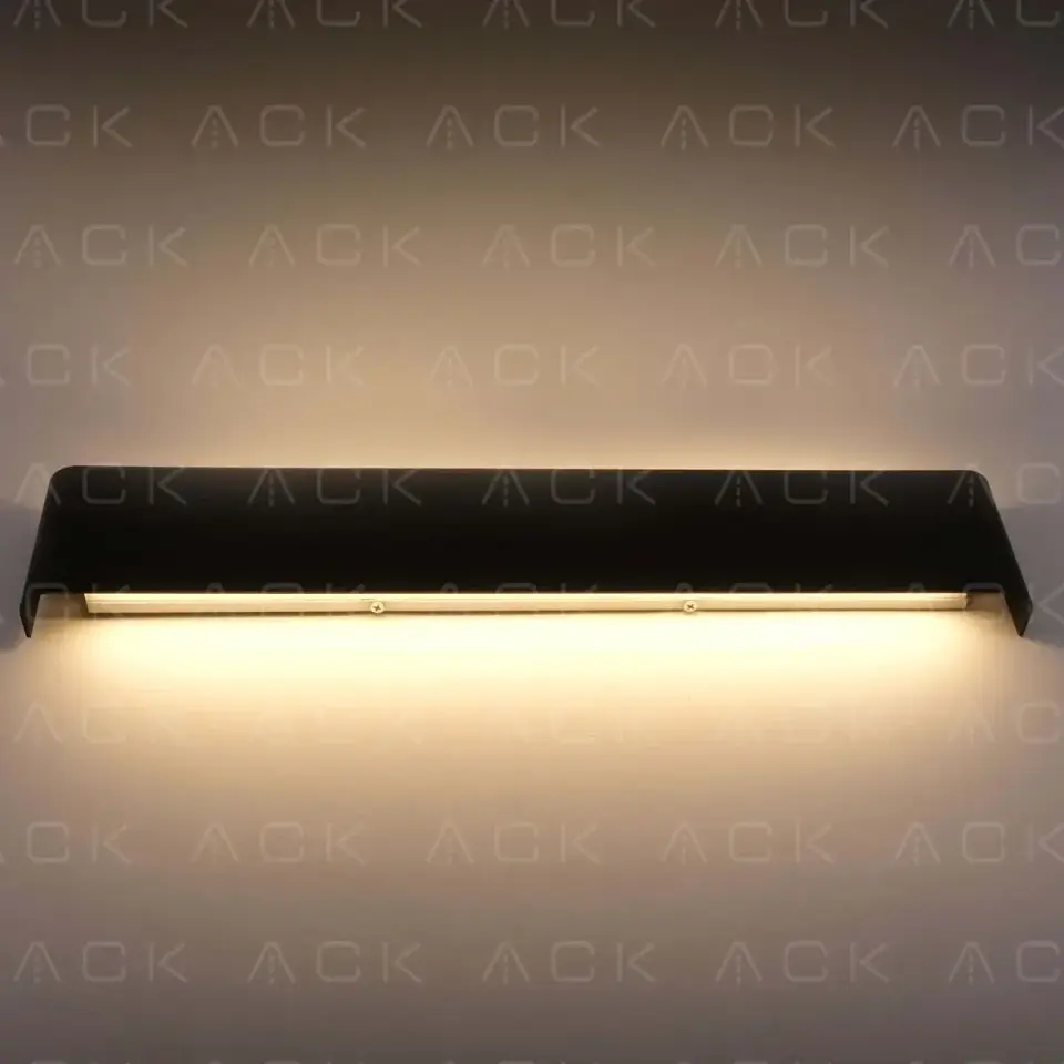 ACK Avva 24W Siyah 3000K Led Duvar Armatürü AH07-03701