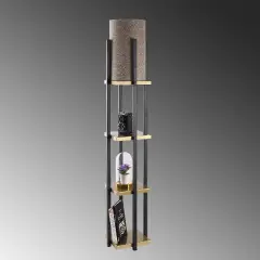 Aydinlatmadunyam Lambader BlackGold Shelflamp-7116