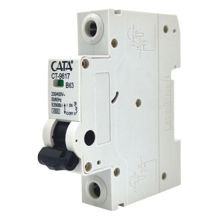 Cata Ct-9617 63 Amper Sigorta ( B Tipi / Monofaze / 4.5 Ka )