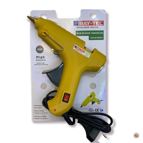Bay-tec Mk0434 Mum Silikon Tabancası Kalın 40w