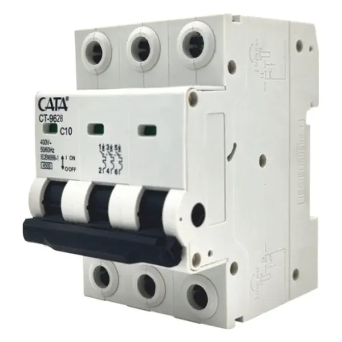 Cata Ct-9628 10 Amper Sigorta ( C Tipi / Trifaze / 4.5 Ka )