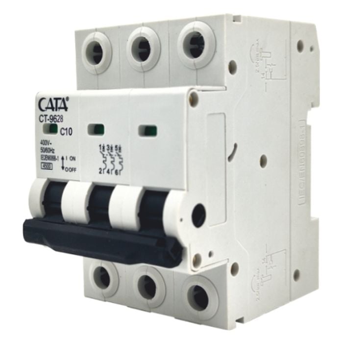 Cata Ct-9628 10 Amper Sigorta ( C Tipi / Trifaze / 4.5 Ka )