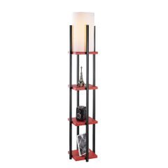 Aydinlatmadunyam Lambader BlackRed Shelflamp-7117