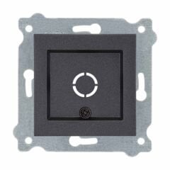 Exen Antrasit Modül+Kapak  Tv-Kablo Çikisi