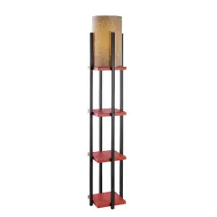 Aydinlatmadunyam Lambader BlackRed Shelflamp-7118