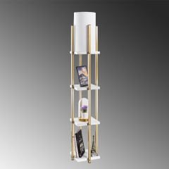 Aydinlatmadunyam Lambader WhiteGold Shelflamp-7119