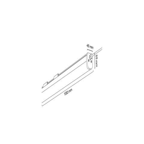 Goya Gy 4316 Gri 52W 4000K Se Etanj Armatür