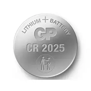 GP Tekli Cr2025 3 Volt Lithium Dügme Pil