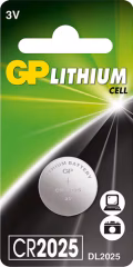 GP Tekli Cr2025 3 Volt Lithium Dügme Pil