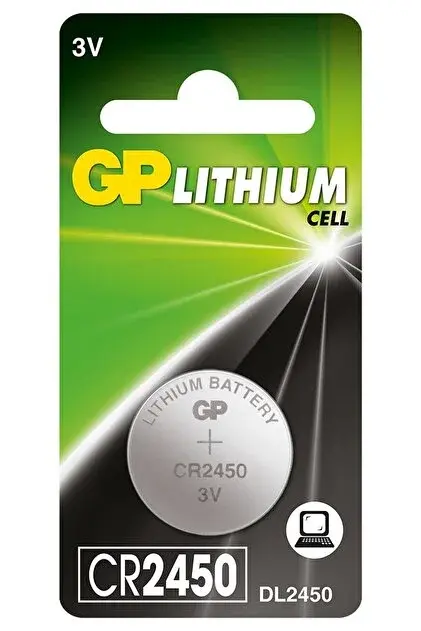 GP Tekli Cr2450 3V Lithium Dügme Pil