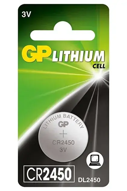 GP Tekli Cr2450 3V Lithium Dügme Pil