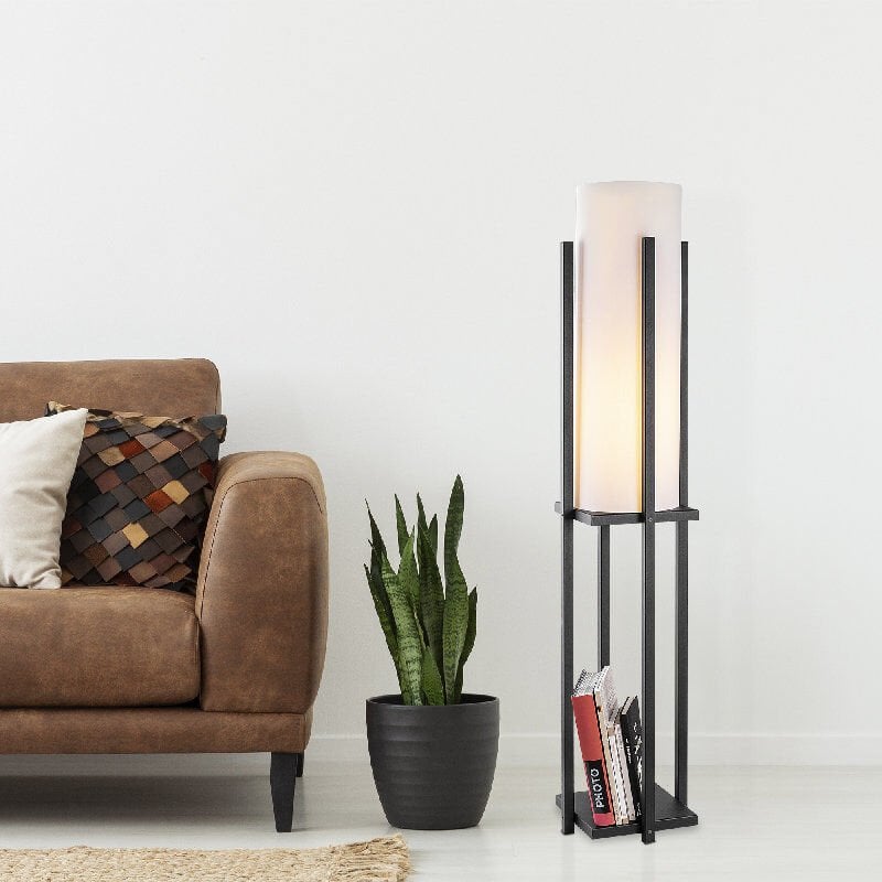 Aydinlatmadunyam Lambader Black Shelflamp-7125