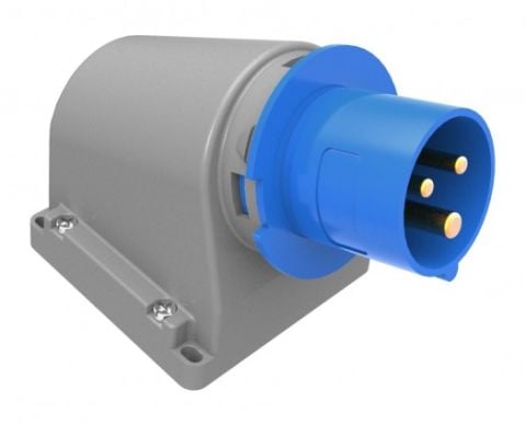 Bemis  3/16A. 90° Eğik Duvar Fiş IP44 BC1-1403-2236