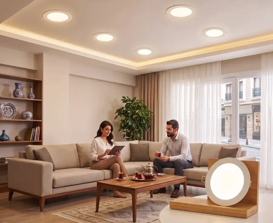 Horoz 3W Led Panel  2700K Günışığı Slim-3  056-003-0003