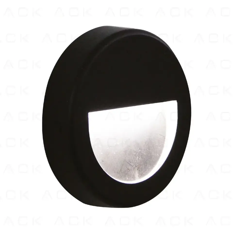 ACK 4W Led Duvar Apliği Siyah 3000K Ip44 AH07-05201