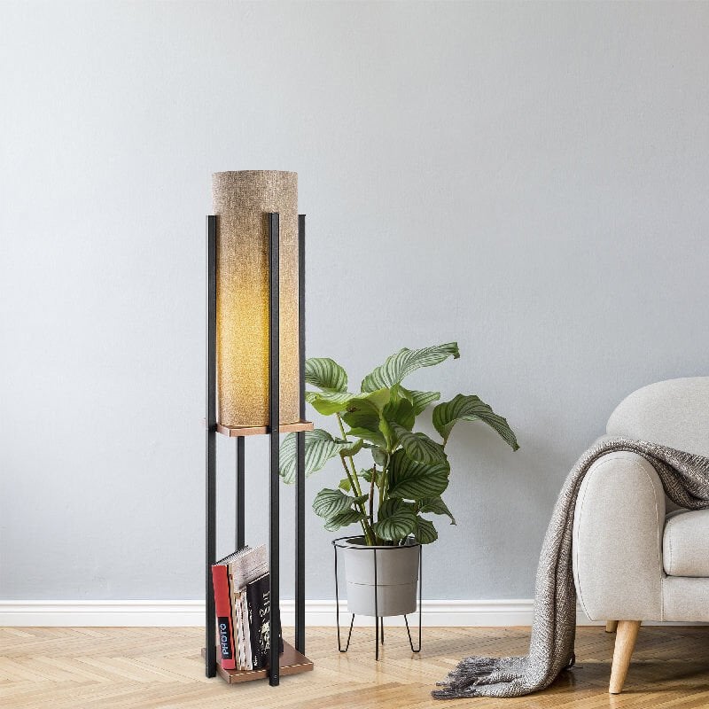 Aydinlatmadunyam Lambader BlackCopper Shelflamp-7128