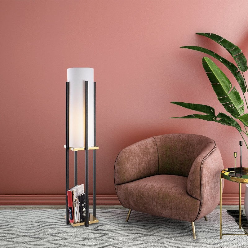 Aydinlatmadunyam Lambader BlackGold Shelflamp-7129